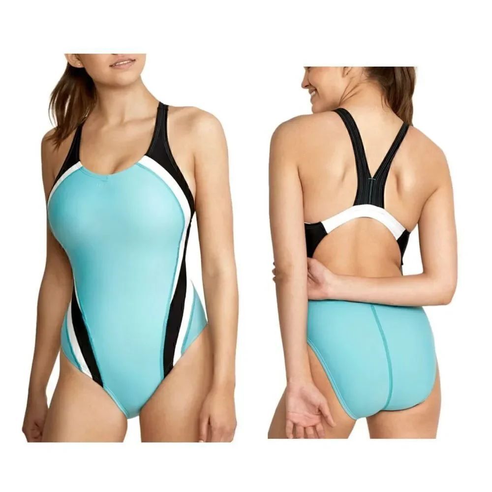 Speedo Women's Chlorine Resistant Quantum Fusion Splice One Piece Swimsuit